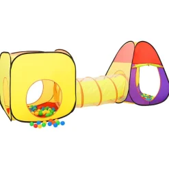 Jeux De Plein Air-vidaXL Tente de jeu pour enfants 250 balles 255x80x100 cm Multicolore