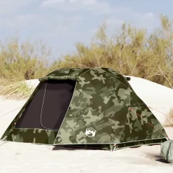 vidaXL Tente de pêche 3 personnes imperméable