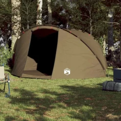 Loisirs De Plein Air-vidaXL Tente de pêche 5 personnes imperméable Vert olive