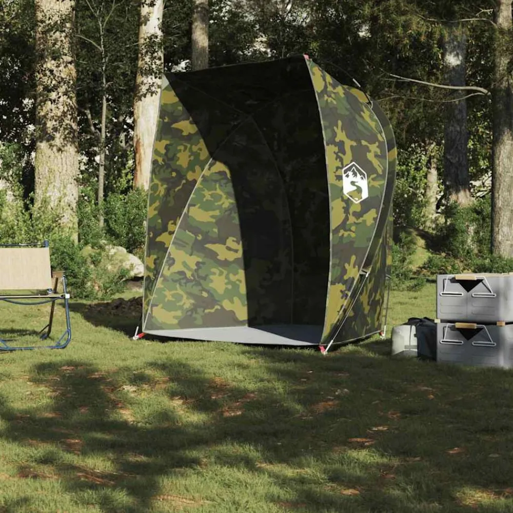 Loisirs De Plein Air-vidaXL Tente de pêche imperméable Camouflage