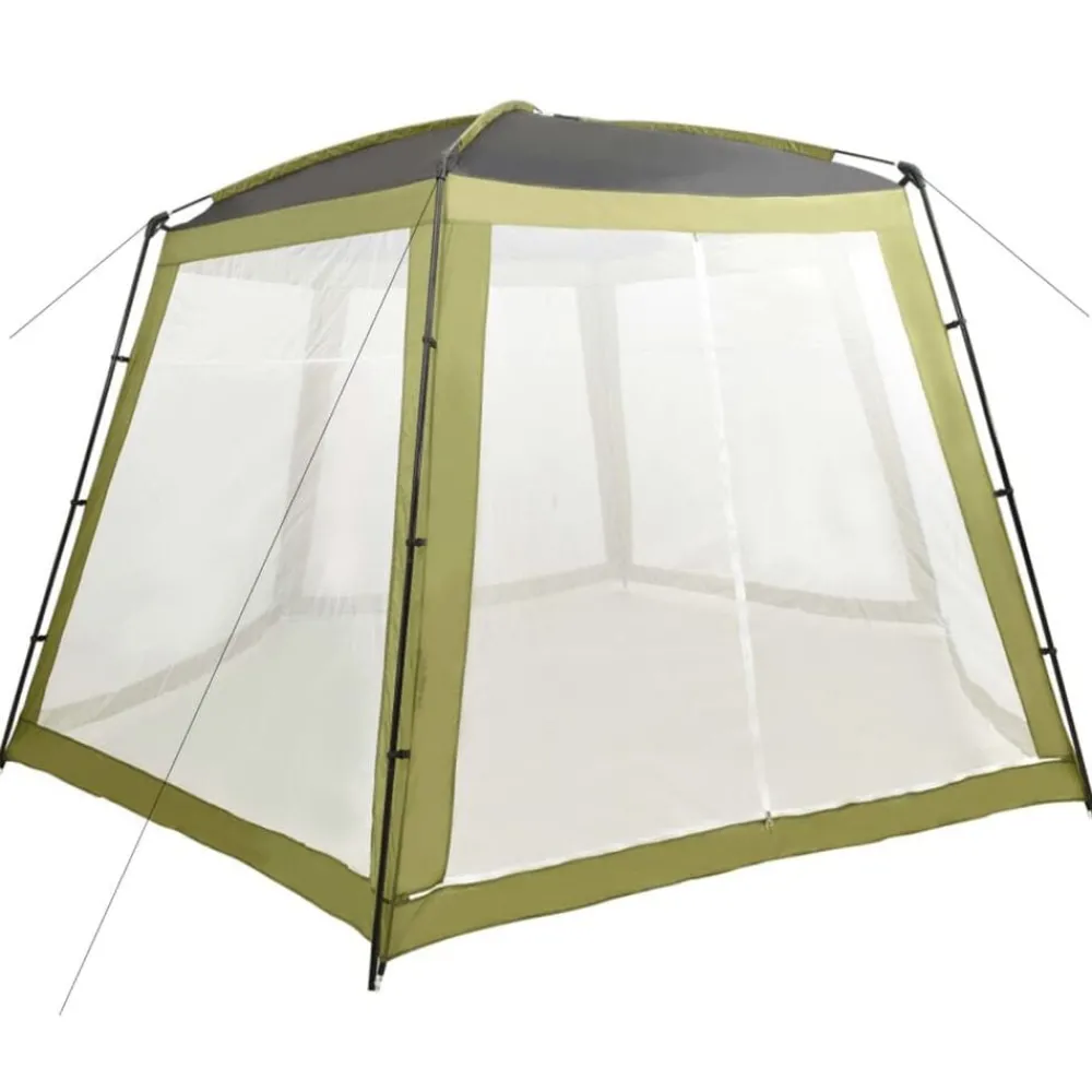 Piscine & Spa-vidaXL Tente de piscine Tissu 500x433x250 cm Vert