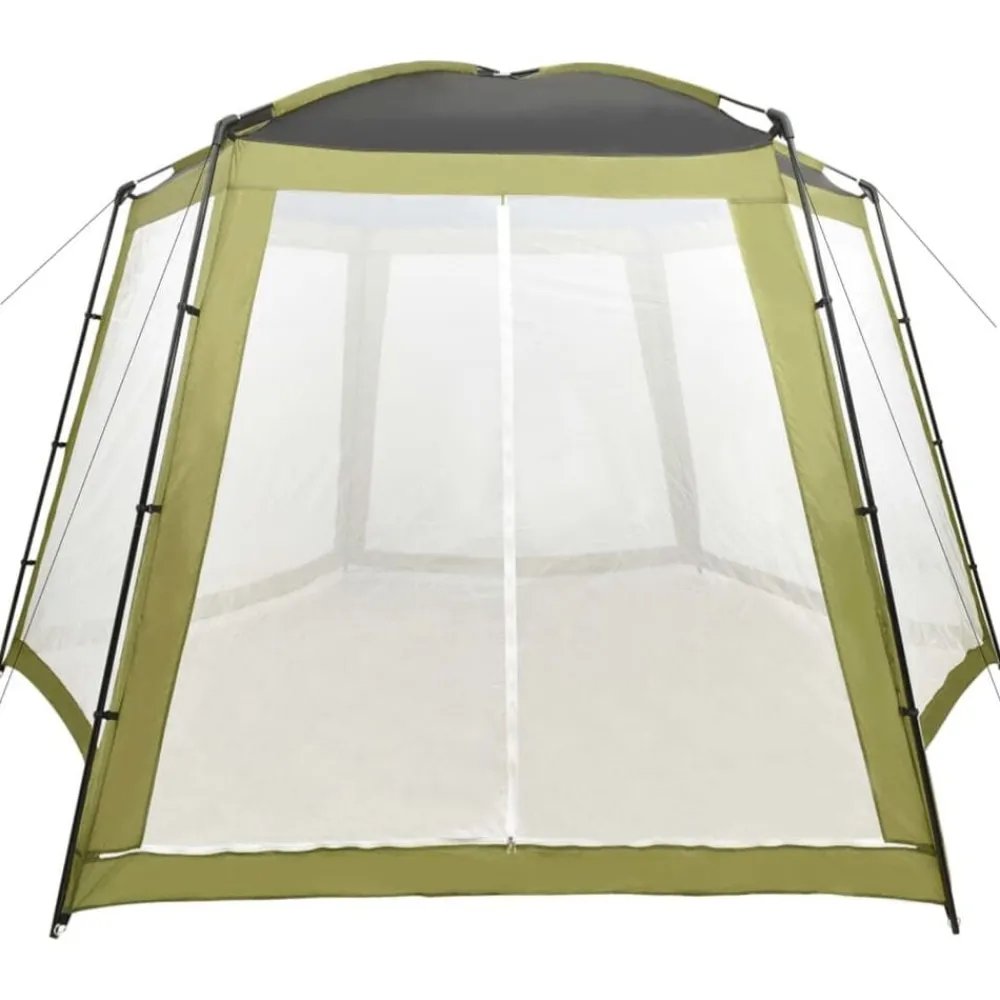Piscine & Spa-vidaXL Tente de piscine Tissu 500x433x250 cm Vert