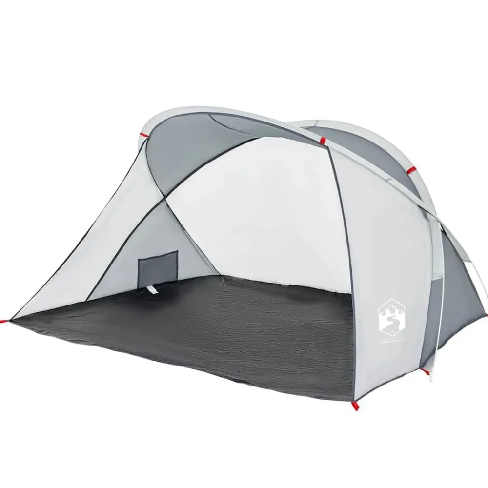 Loisirs De Plein Air-vidaXL Tente de plage 2 personnes escamotable imperméable Gris