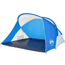 Loisirs De Plein Air-vidaXL Tente de plage 2 personnes é escamotable imperméable bleu azur