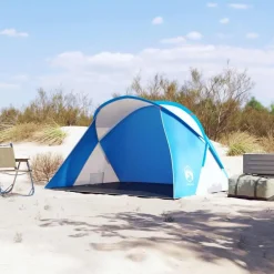 Loisirs De Plein Air-vidaXL Tente de plage 2 personnes é escamotable imperméable bleu azur