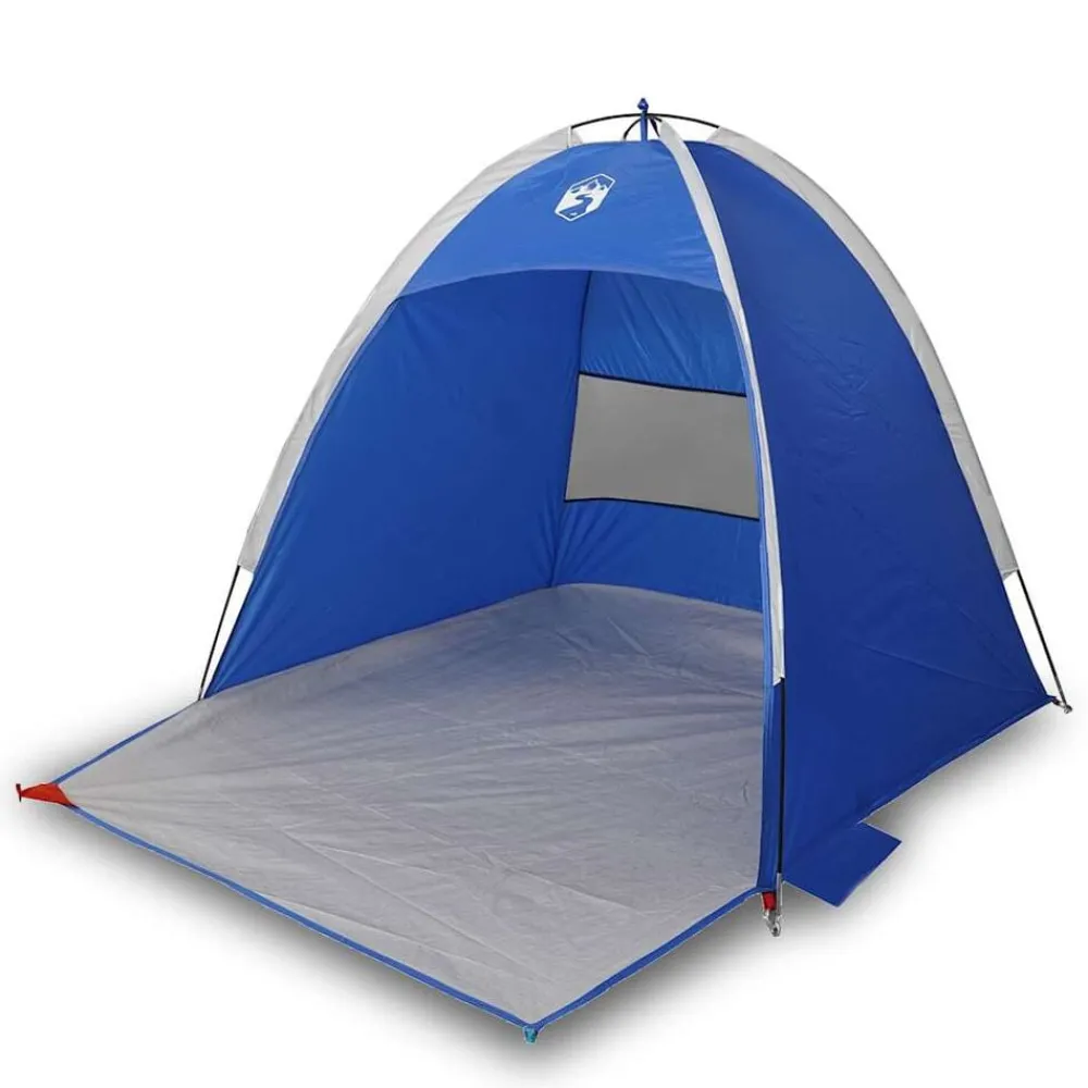Loisirs De Plein Air-vidaXL Tente de plage 3 personnes azuré imperméable Bleu