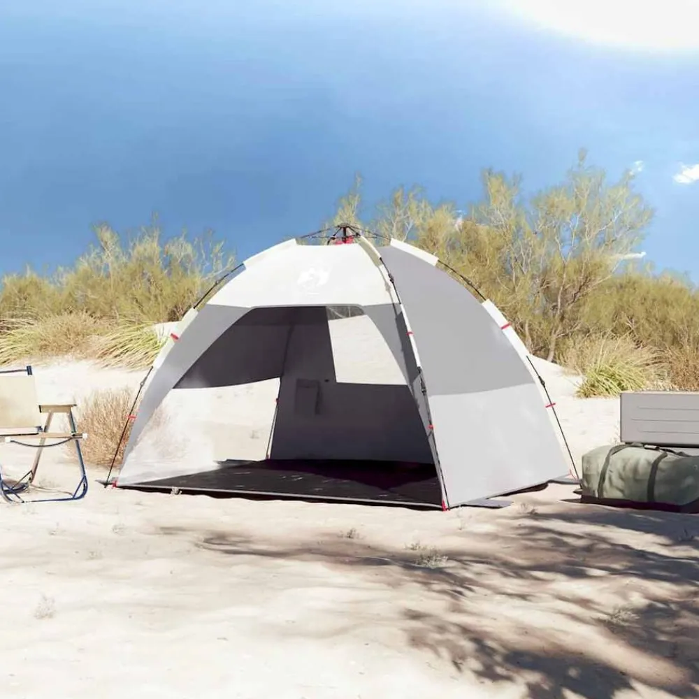 vidaXL Tente de plage 2 personnes libération rapide imperméable
