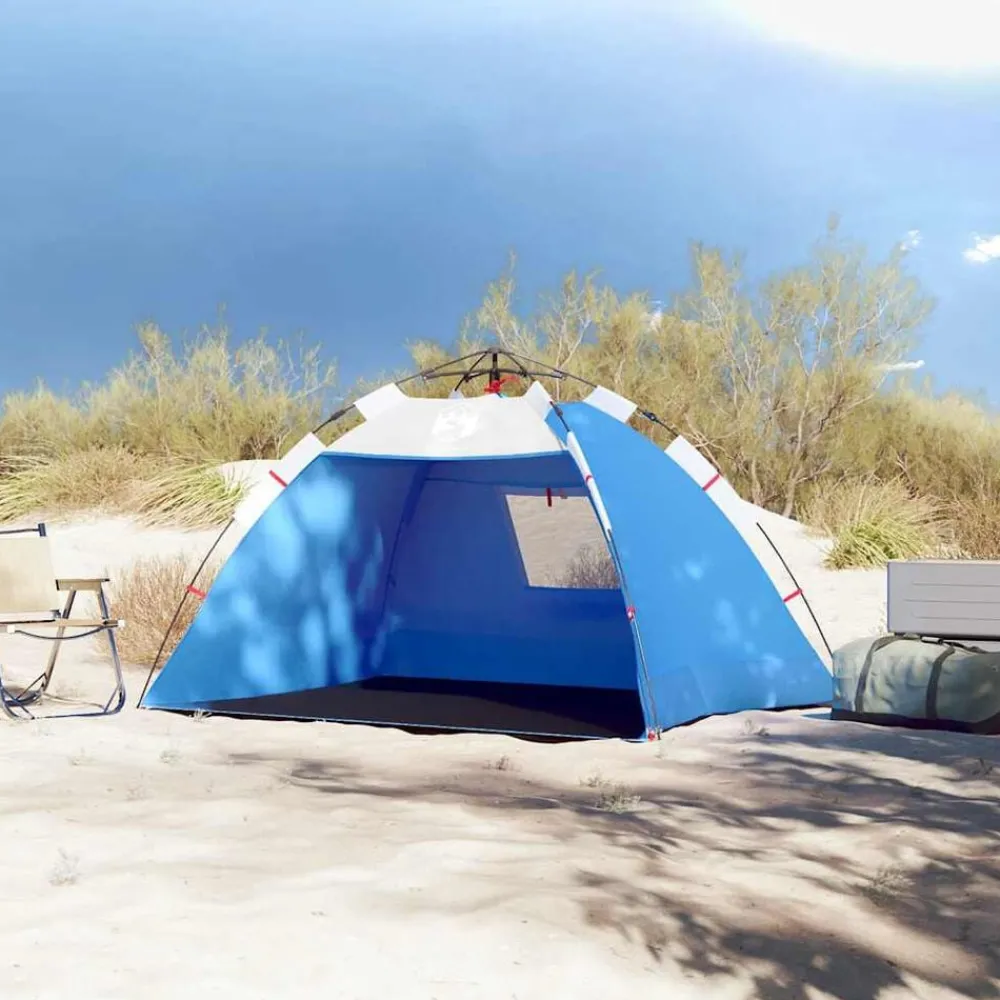vidaXL Tente de plage 2 personnes libération rapide imperméable