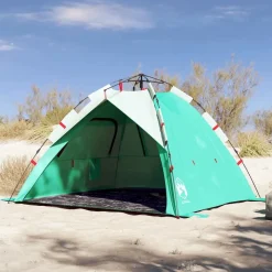 vidaXL Tente de plage 3 personnes libération rapide imperméable