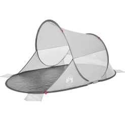 Loisirs De Plein Air-vidaXL Tente de plage escamotable imperméable Gris