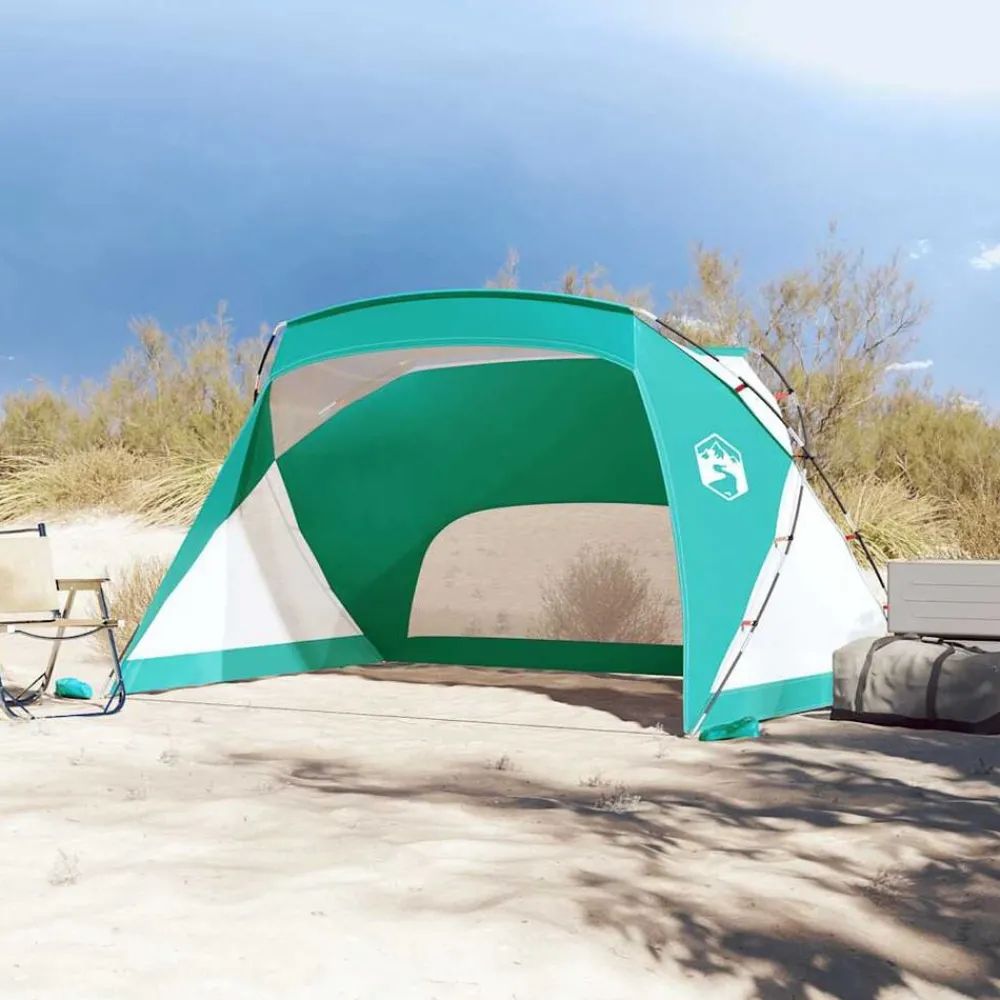 Loisirs De Plein Air-vidaXL Tente de plage d'eau 274x178x170/148 cm 185T polyester Vert