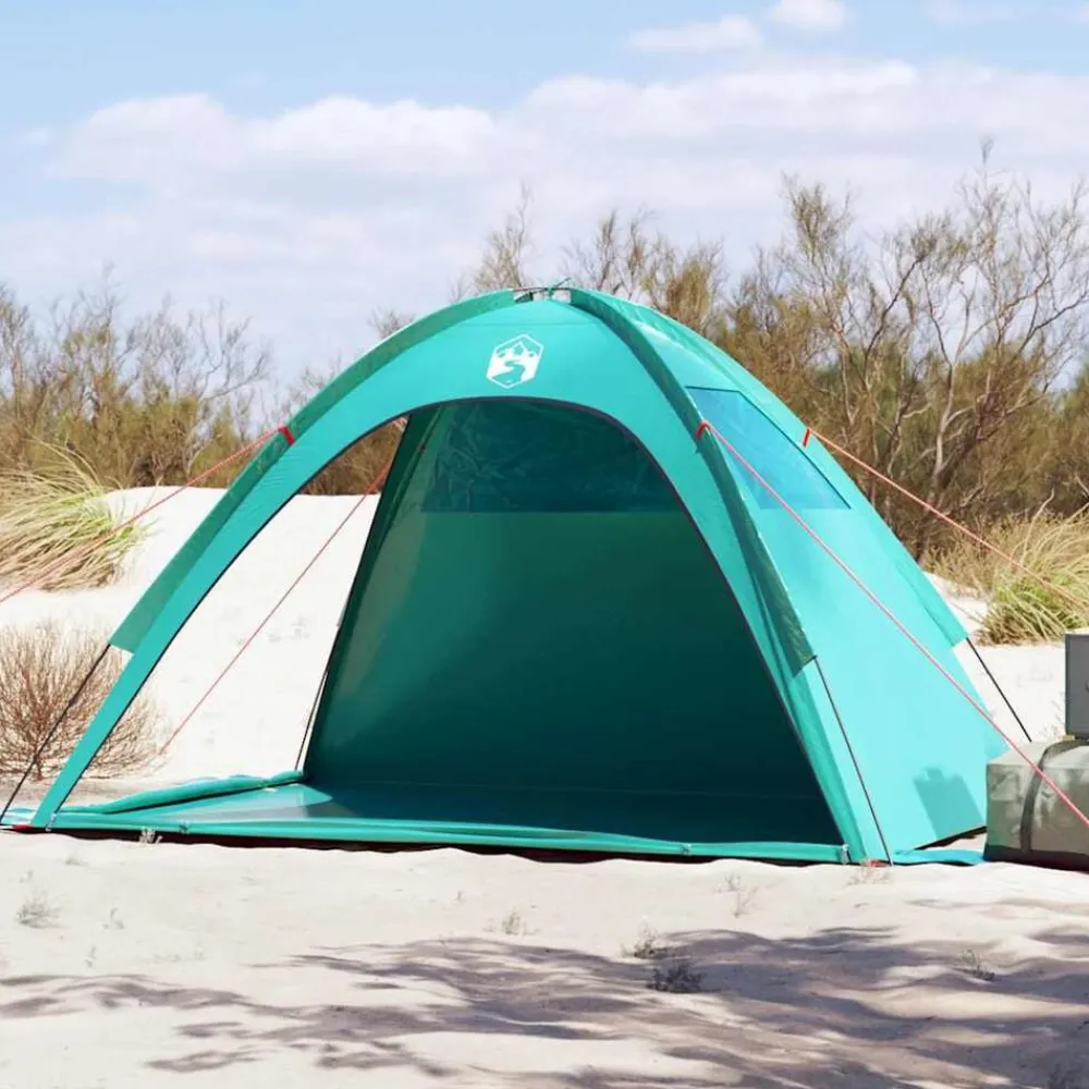 Loisirs De Plein Air-vidaXL Tente de plage d'eau imperméable Vert