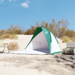 Loisirs De Plein Air-vidaXL Tente de plage d'eau 268x223x125 cm 185T polyester Vert