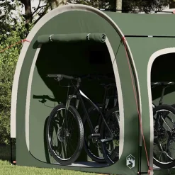 vidaXL Tente de rangement pour vélos avec toit 218 x 156 x 180 cm