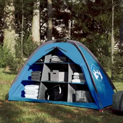 Loisirs De Plein Air-vidaXL Tente de rangement avec 9 compartiments imperméable Bleu