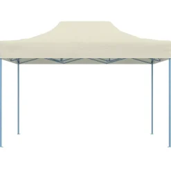 Pelouses & Jardins-vidaXL Tente de réception pliable professionnelle 3x4 m Acier Crème Crème