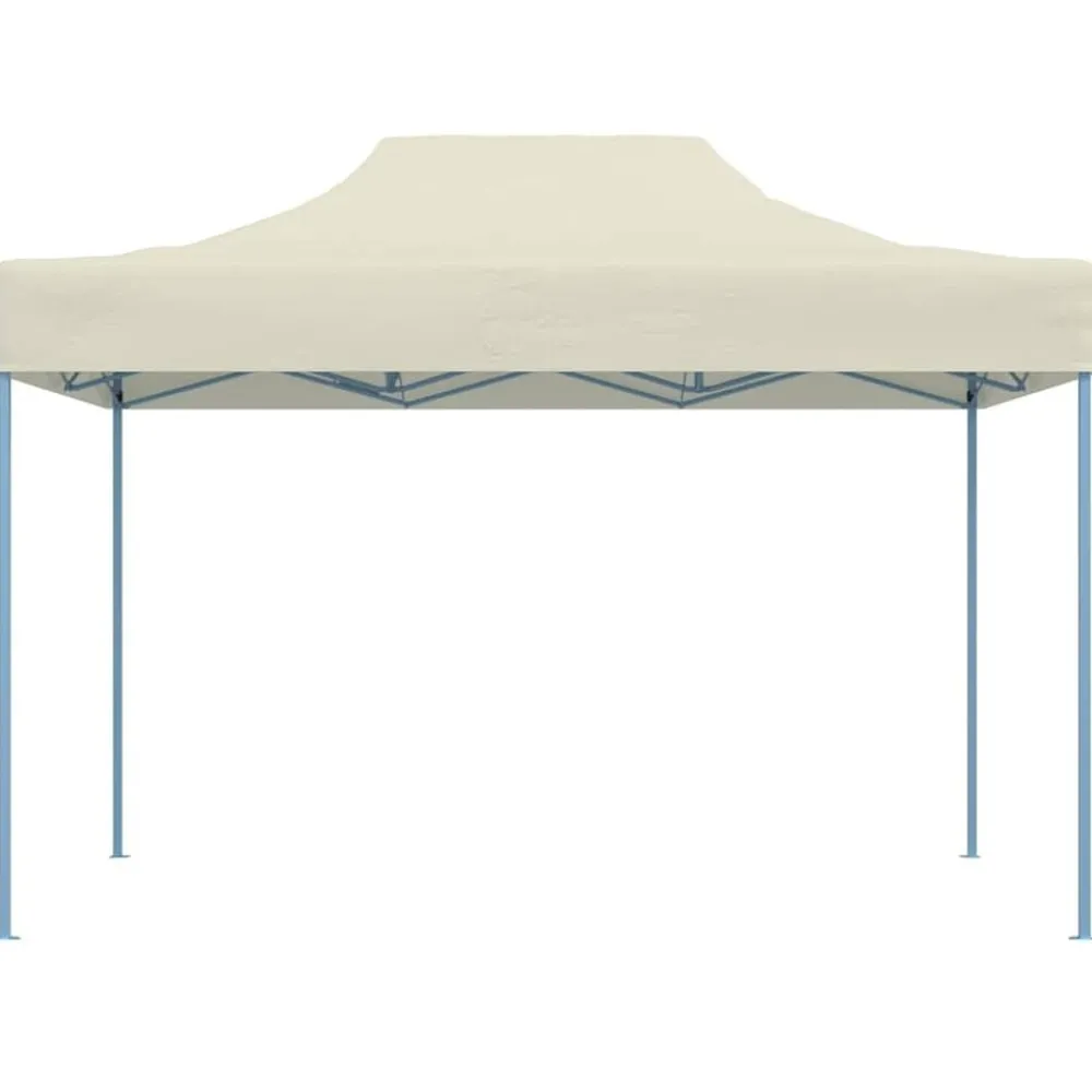 Pelouses & Jardins-vidaXL Tente de réception pliable professionnelle 3x4 m Acier Crème Crème