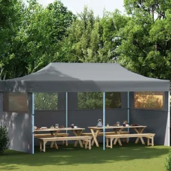 vidaXL Tente de réception pliable avec parois 3x6 m
