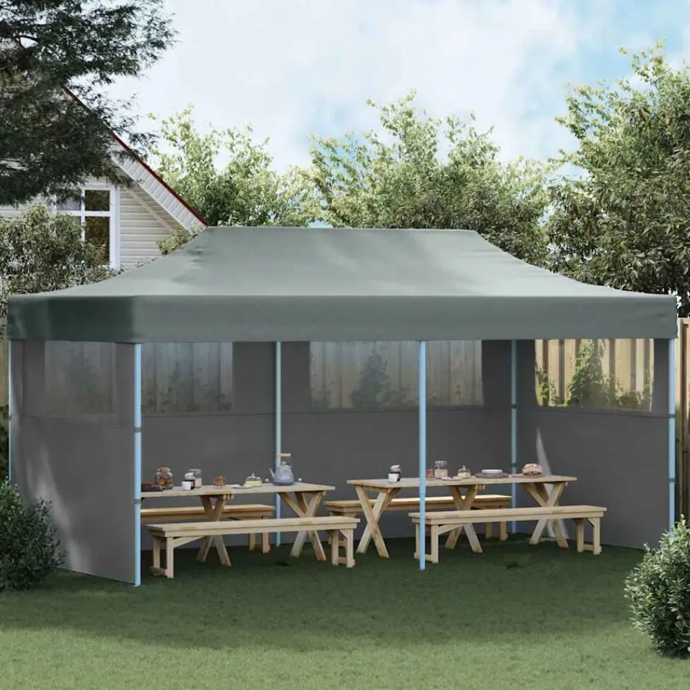 vidaXL Tente de réception pliable avec parois 3x6 m