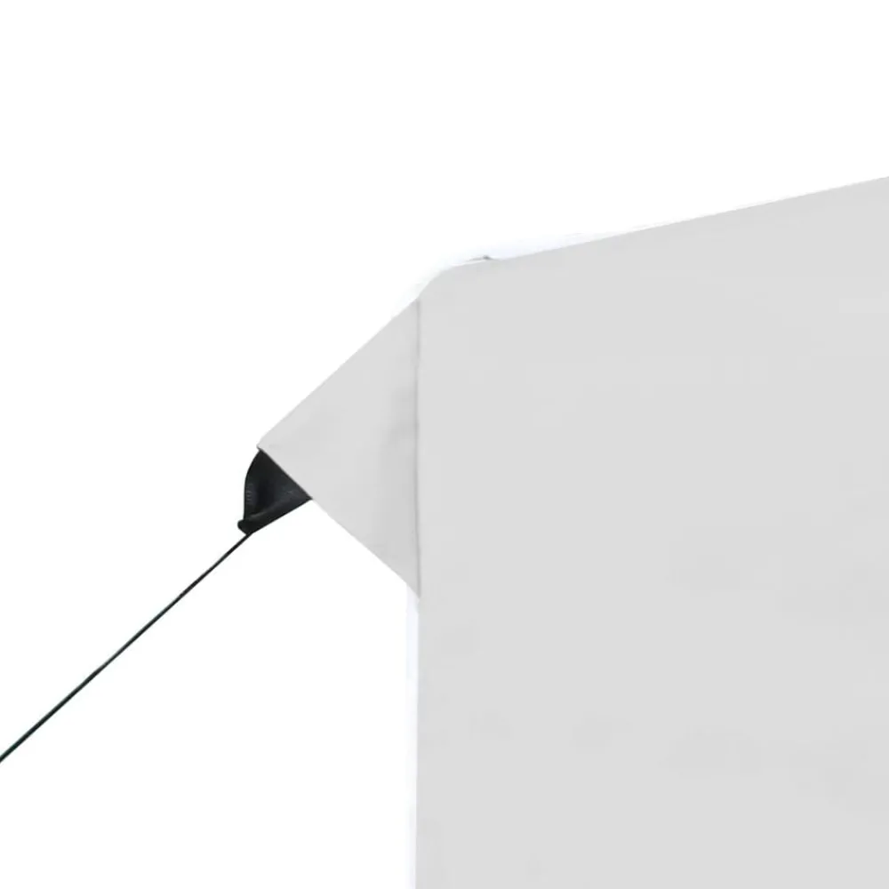 Pelouses & Jardins-vidaXL Tente de réception pliable Aluminium 3 x 3 m Blanc