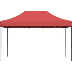 Pelouses & Jardins-vidaXL Tente de réception pliable escamotable 440x292x315 cm Bordeaux