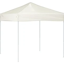 Pelouses & Jardins-vidaXL Tente de réception pliable Crème 2x2 m Crème