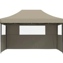 vidaXL Tente de réception pliable escamotable 3 parois latérales