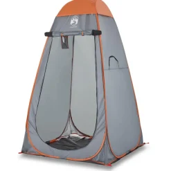 Loisirs De Plein Air-vidaXL Tente d'intimité escamotable imperméable Gris et orange