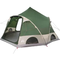 Loisirs De Plein Air-vidaXL Tente en dôme 4 personnes avec toit 505 x 450 x 248 cm Vert