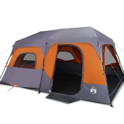 vidaXL Tente familiale 9 personnes libération rapide imperméable