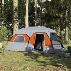 vidaXL Tente familiale 9 personnes libération rapide imperméable