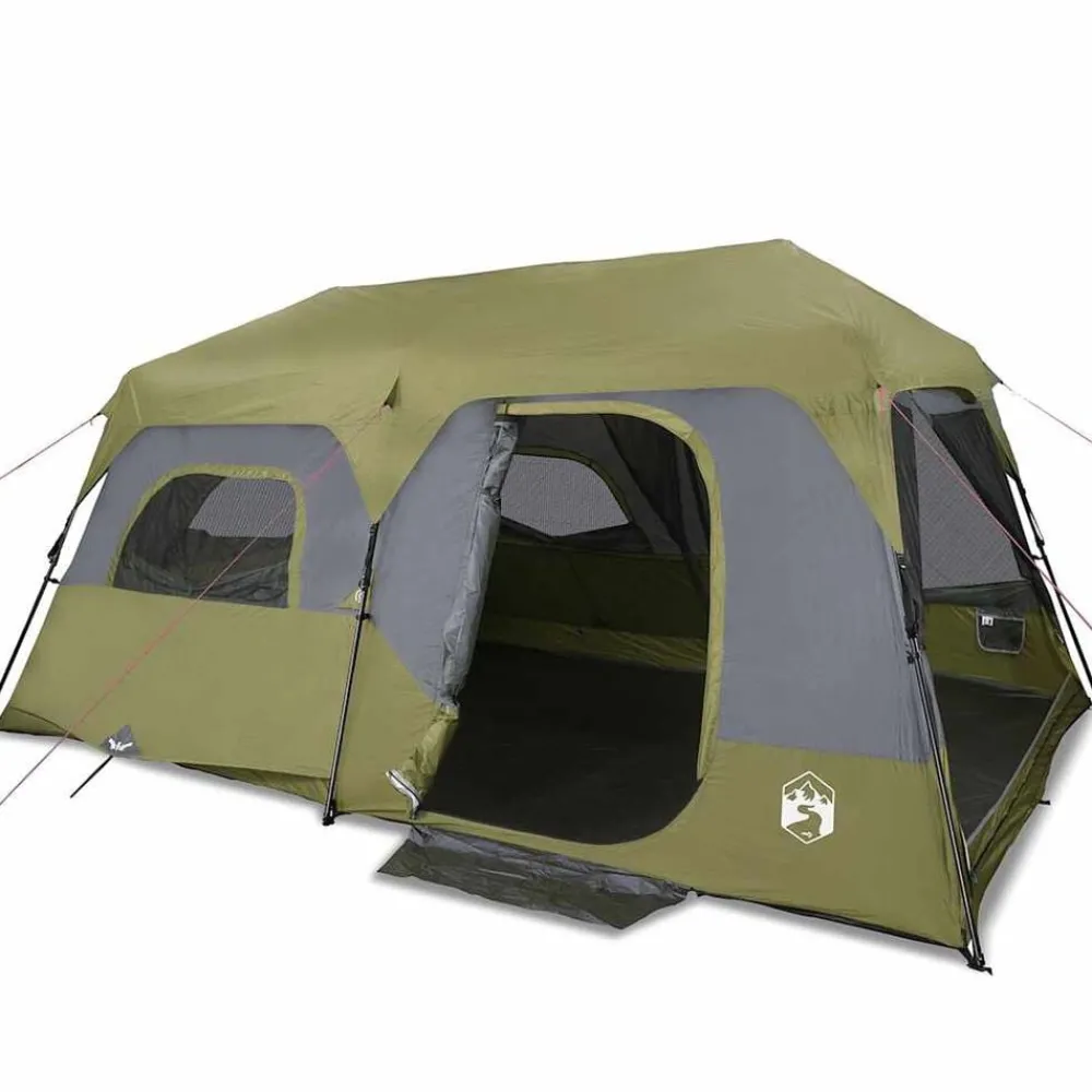 vidaXL Tente familiale 9 personnes libération rapide imperméable