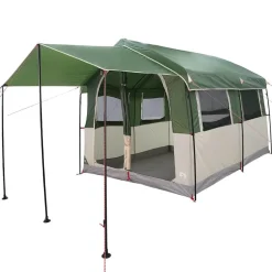 vidaXL Tente familiale 4 personnes et blanc 324 x 255 x 230 cm
