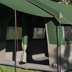 vidaXL Tente familiale 4 personnes et blanc 324 x 255 x 230 cm