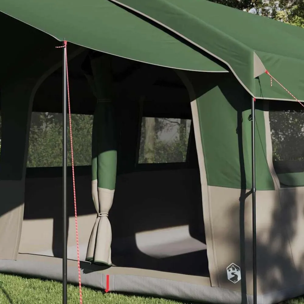 vidaXL Tente familiale 4 personnes et blanc 324 x 255 x 230 cm