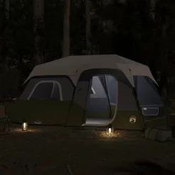 vidaXL Tente familiale avec LED 9 personnes libération rapide