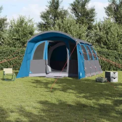 vidaXL Tente familiale avec toit et gris 576 x 325 x 213 cm