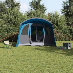 vidaXL Tente familiale avec toit et gris 576 x 325 x 213 cm