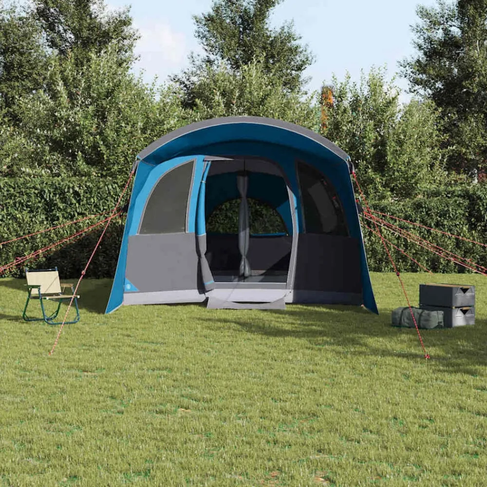 vidaXL Tente familiale avec toit et gris 576 x 325 x 213 cm