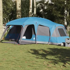 vidaXL Tente familiale avec dôme de porche 9personnes imperméable