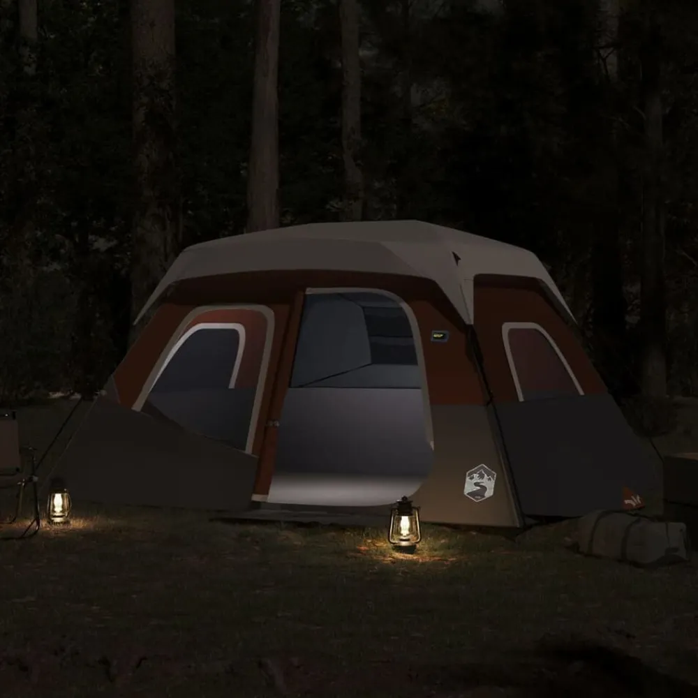 vidaXL Tente familiale avec LED 6 personnes à dégagement rapide