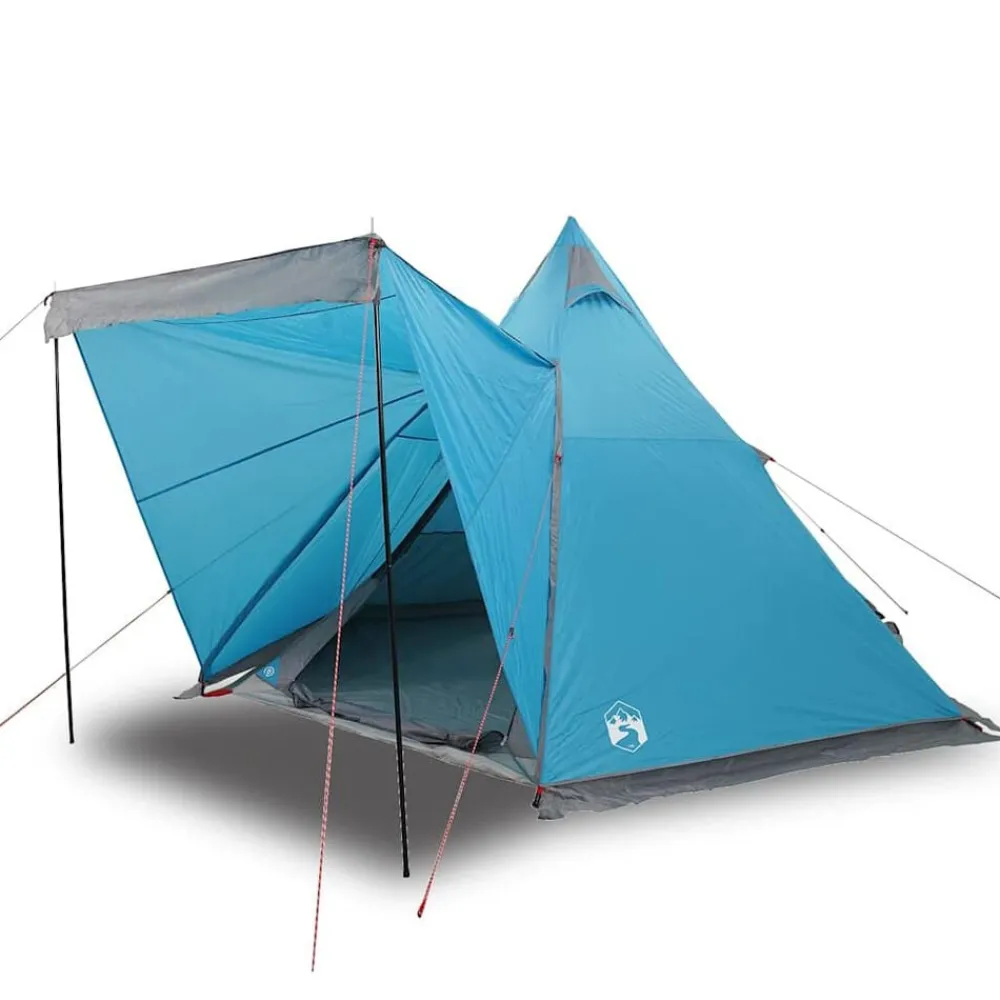 Loisirs De Plein Air-vidaXL Tente familiale tipi 6 personnes imperméable Bleu