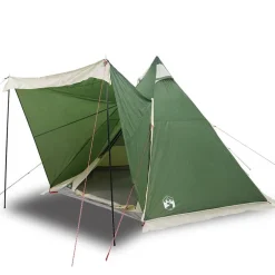 Loisirs De Plein Air-vidaXL Tente familiale tipi 6 personnes imperméable Vert