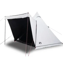 Loisirs De Plein Air-vidaXL Tente familiale tipi 6 personnes tissu occultant imperméable Blanc