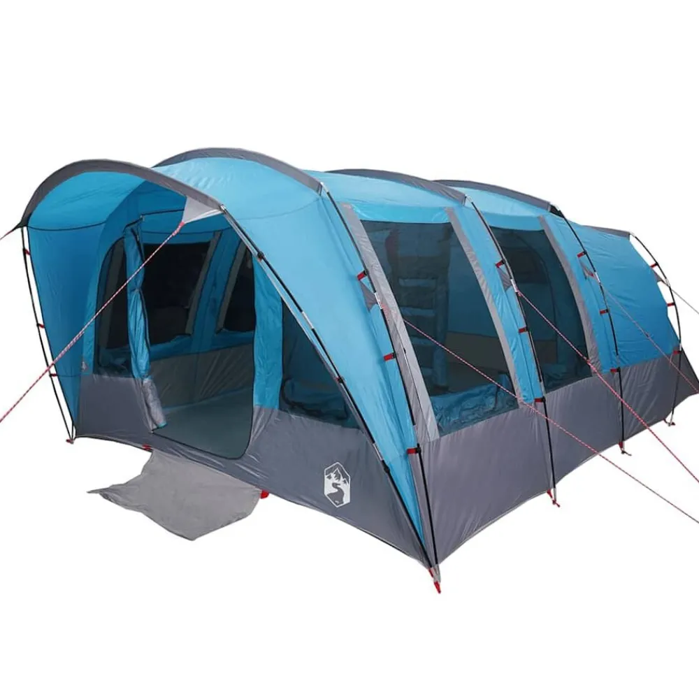 Loisirs De Plein Air-vidaXL Tente familiale tunnel 8 personnes imperméable Bleu