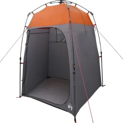 Loisirs De Plein Air-vidaXL Tente instantanée 2 personnes à libération rapide avec toit Gris et orange