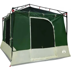 Loisirs De Plein Air-vidaXL Tente intérieure avec toit 290 x 288 x 234 cm taffetas Vert