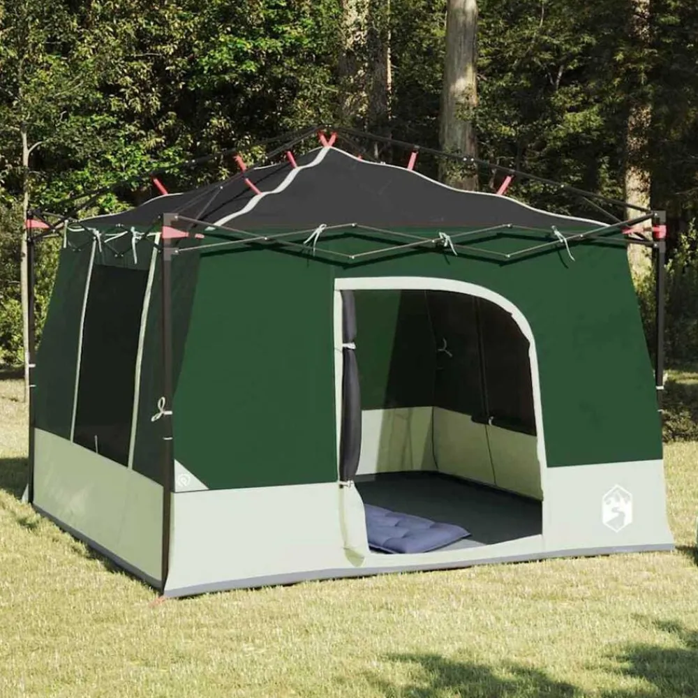 Loisirs De Plein Air-vidaXL Tente intérieure avec toit 290 x 288 x 234 cm taffetas Vert
