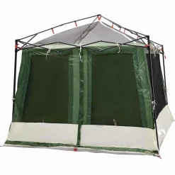 Loisirs De Plein Air-vidaXL Tente intérieure avec toit 291 x 291 x 240 cm taffetas Vert