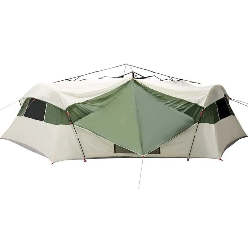 Loisirs De Plein Air-vidaXL Tente intérieure avec toit 520 x 520 x 190 cm taffetas Vert